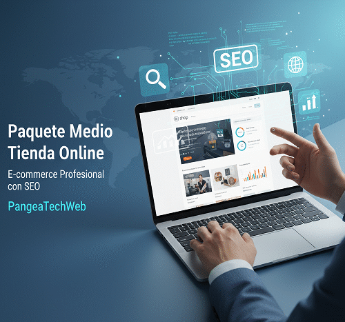 paquete medio producto Paquete Medio Tienda Online | E-commerce Profesional con SEO - PangeaTech
