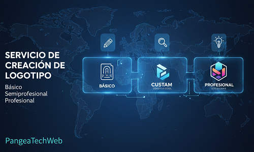 servicios logotipo producto Creación de Logotipo Profesional | Diseño de Logo para Empresas - PangeaTech